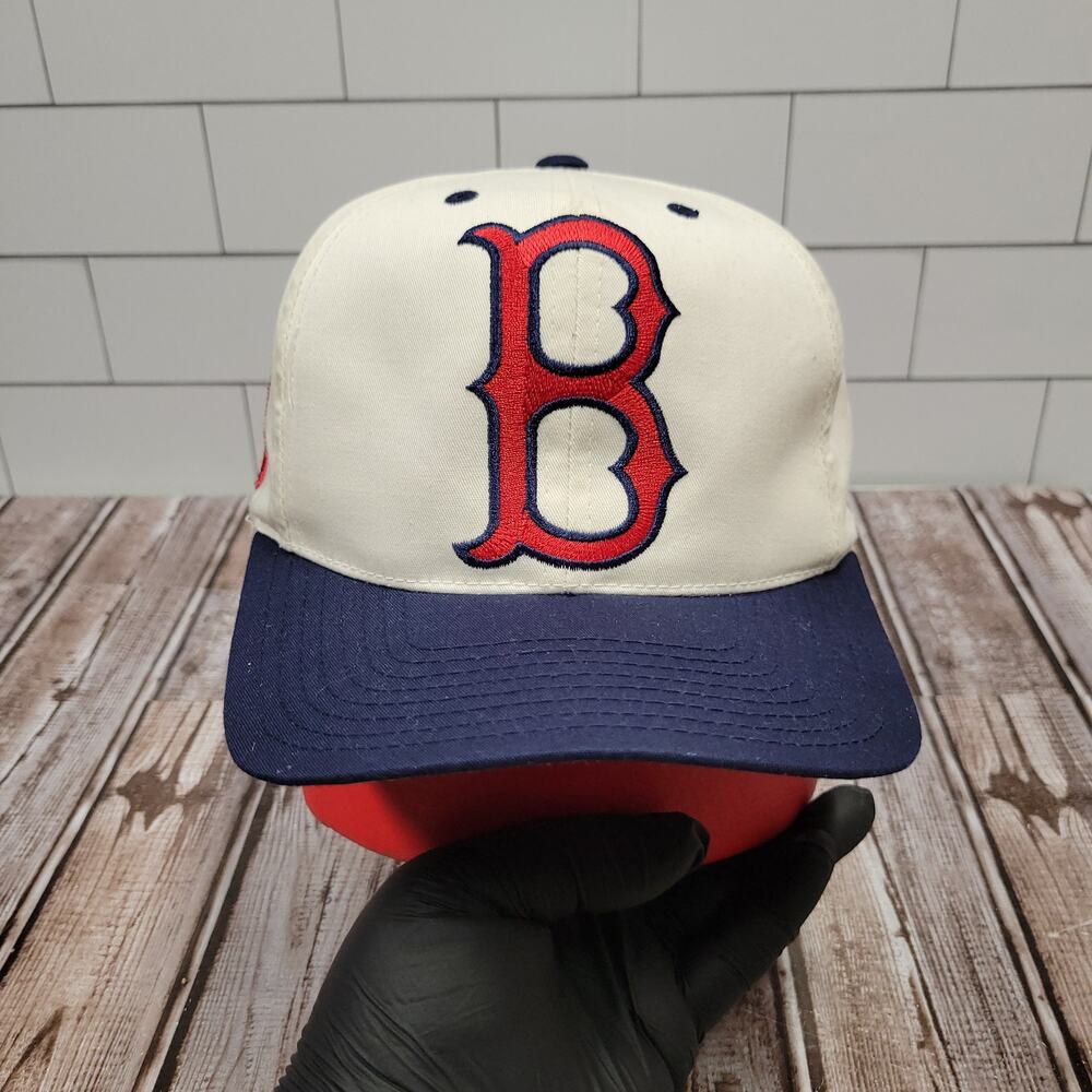 Vintage Boston Red Sox Snapback Hat MLB Genuine Merchandise Big Monster Logo